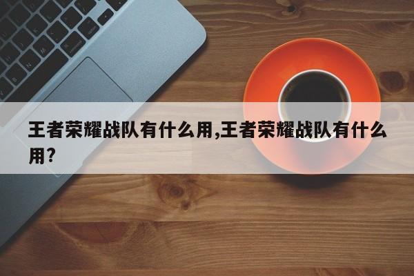 王者荣耀战队有什么用,王者荣耀战队有什么用?