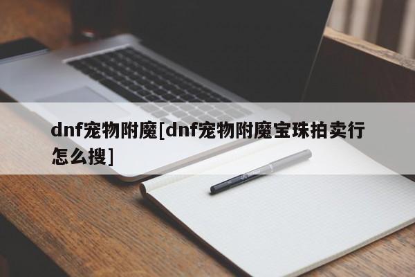 dnf宠物附魔[dnf宠物附魔宝珠拍卖行怎么搜]